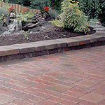 Brick paving